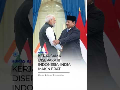 Indonesia dan India Sepakati 16 Kerja Sama Strategis, dari Pertahanan hingga Teknologi