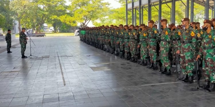 132 Kopral Taruna AAL Latihan Praktek Bakwal di Bhumi Marinir Karang Pilang
