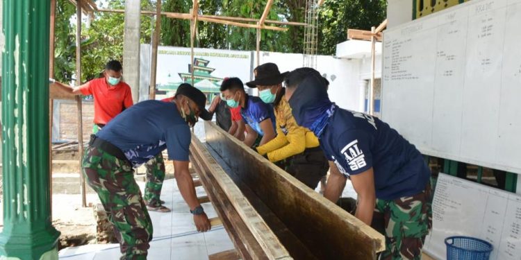 Renovasi Masjid dan Bedah RTLH Satlat-2 Hiu Latsitardanus XLI/2021 Masuki Tahap Akhir