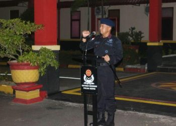 Apel Kesiapsiagaan Satbrimob Polda Kepri dalam Rangka Power On Hand Kapolda Kepri