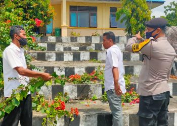 Bhabinkamtibmas Polsek Bunguran Timur Gencar Sosialisasikan Pencegahan Karhutla