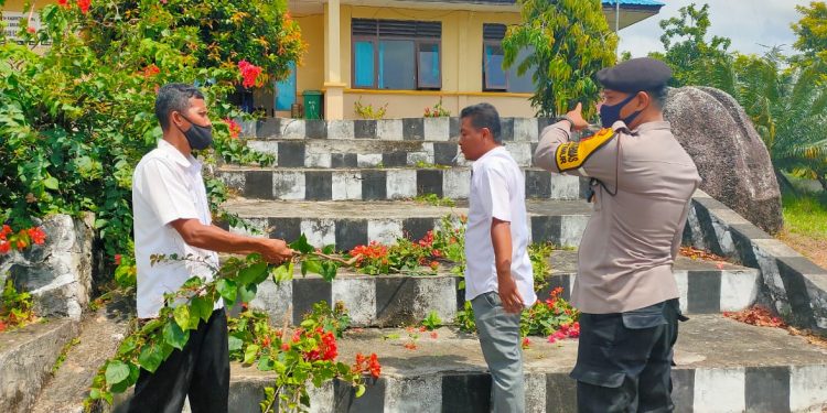Bhabinkamtibmas Polsek Bunguran Timur Gencar Sosialisasikan Pencegahan Karhutla