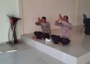 Brimob Polda Kepri Gelar Binrohtal Guna Wujudkan Personel Polri yang Beriman dan Bertaqwa