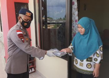Brimob Polda Kepri Patroli Kesehatan Warga Asrama di Ksatriaan Brimob