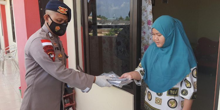 Brimob Polda Kepri Patroli Kesehatan Warga Asrama di Ksatriaan Brimob