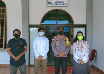 Ciptakan Situasi yang Aman Kondusif, Polres Natuna Laksanakan Pengamanan Ibadah Paskah Tahun 2021