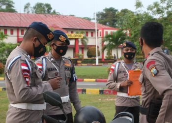 Disiplin yang Tinggi, Provos Satbrimobda Polda Kepri Gelar Operasi Penegakan Ketertiban dan Disiplin