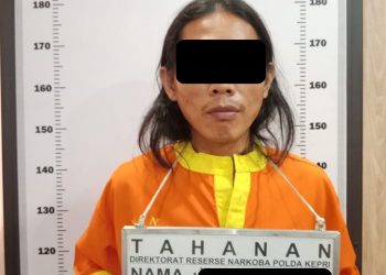 Ditresnarkoba Polda Kepri Berhasil Amankan Seorang Pelaku Pemilik Narkotika Jenis Sabu Seberat 212 Gram