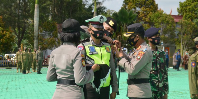 Jelang Idul Fitri 1442 H, Kapolres Natuna Pimpin Apel Gelar Pasukan Operasi Keselamatan Seligi 2021