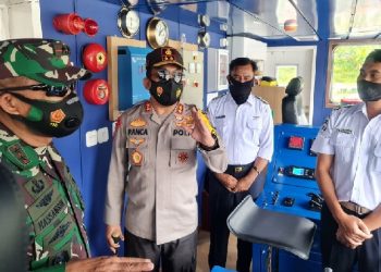 Jelang Perayaan Paskah, Kapolda Sumut Bersama bersama Pangdam I/BB Lakukan Pengecekan Pengamanan di Penyeberangan Ajibata