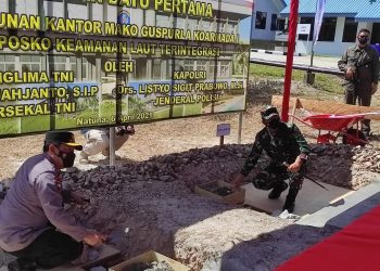 Kapolda Kepri Turut Hadir Kegiatan Kunjunga Kerja Panglima TNI dan Kapolri Di Kabupaten Natuna