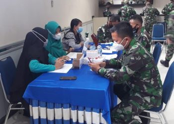Kegiatan Vaksinasi Tahap I TNI-Polri Kabupaten Kepulauan Anambas