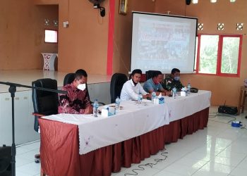 Musyawarah Pembantukan Kabupaten Kep. Anambas Utara di Gedung Serba Guna Kec. Palmatak