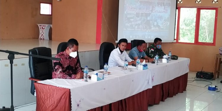 Musyawarah Pembantukan Kabupaten Kep. Anambas Utara di Gedung Serba Guna Kec. Palmatak