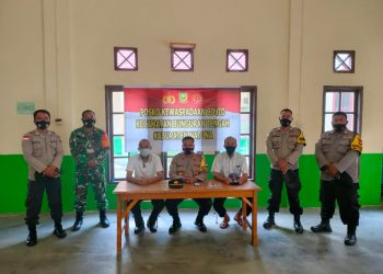Pembentukan Posko Kewaspadaan Covid-19 di Kecamatan Bunguran Tengah