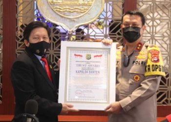 Polda Banten Raih Penghargaan dari Lemkapi Trekait Kasus Mafia Tanah