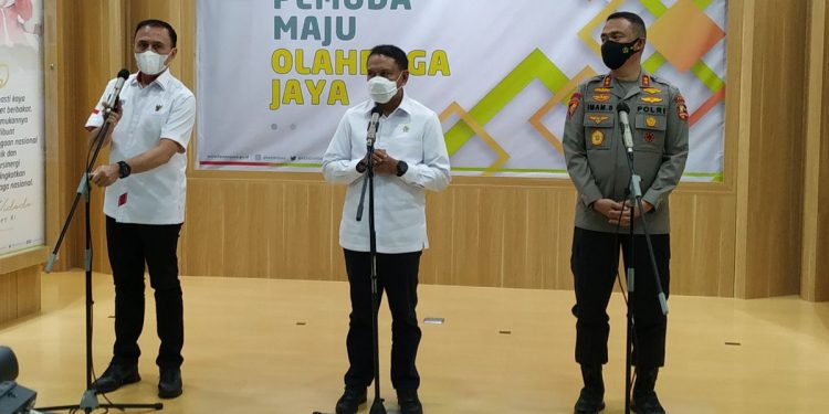 Polri Evaluasi Piala Menpora : Kerumunan Suporter Pasca Final Jadi Bahasan