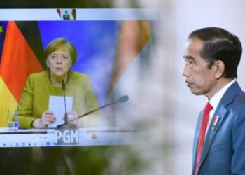 Presiden Jokowi dan Kanselir Angela Merkel Lakukan Pertemuan Bilateral secara Virtual