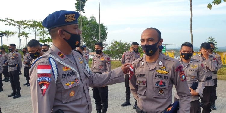 Provos Sat Brimobda Polda Kepri Laksanakan Ops Gaktibplin