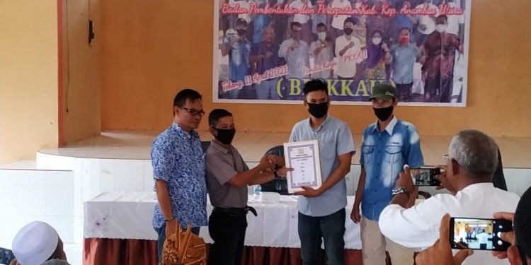 Rapat Pemilihan dan Penetapan Pengurus Badan Pembentukan Percepatan Kabupaten Kep. Anambas