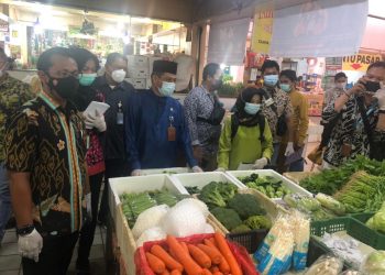 Sidak PAsar dan Distributor Pangan di Kota Batam Jelang Puasa 2021