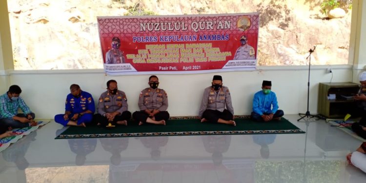 Tingkatkan Iman dan Takwa, Polres Kepulauan Anambas Peringati Nuzulul Quran