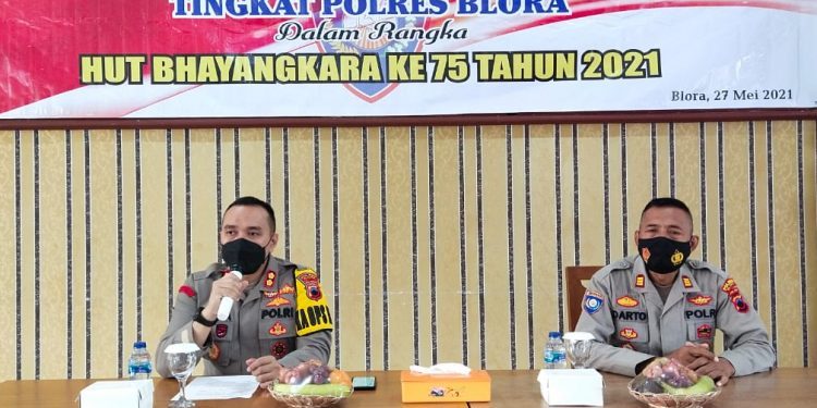 Jelang HUT Bhayangkara Ke 75, Polres Blora Gelar Lomba Bhabinkamtibmas