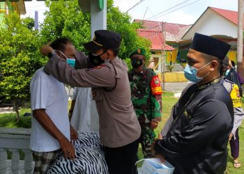 Cegah Penyebaran Covid-19, Polsek Tanjungpinang Kota Rutin Gelar Operasi Prokes