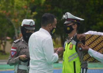 Ciptakan Rasa Aman dan Nyaman Saat Rayakan Idul Fitri 1442 H, Polres Natuna Laksanakan Apel Kesiapsiagaan Operasi Ketupat Seligi 2021