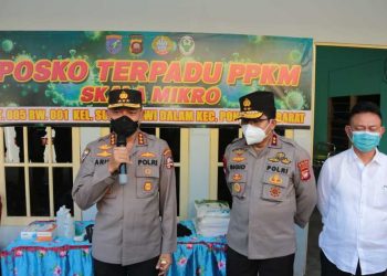 Dianggap Berhasil, PPKM Mikro Kalbar Dapat Perhatian Khusus Polri
