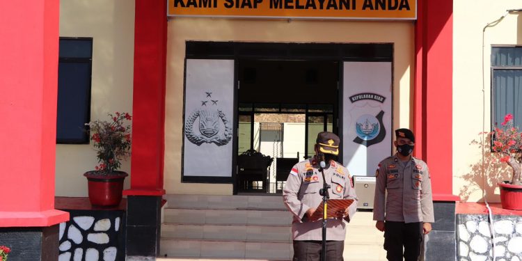 Hari Buruh Internasional, Wakapolres Kepulauan Anambas Pimpin Apel Siaga 1