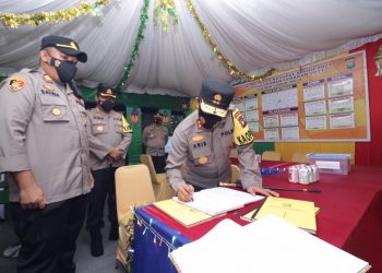 Kapolda Kepri Cek Pengamanan Malam Takbiran di Kota Batam