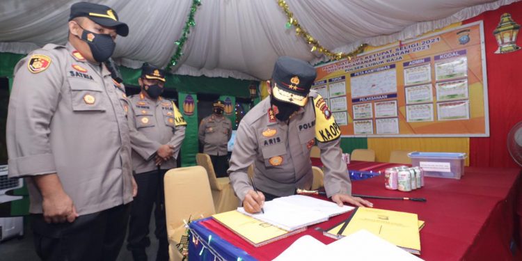 Kapolda Kepri Cek Pengamanan Malam Takbiran di Kota Batam