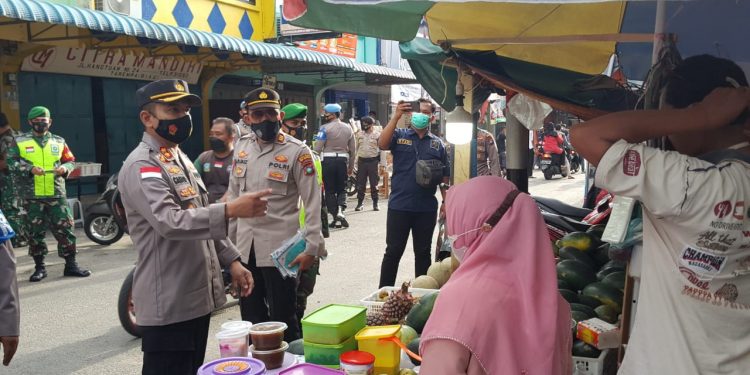 Kapolres Anambas Bersama TNI Menggelar Operasi Yustisi