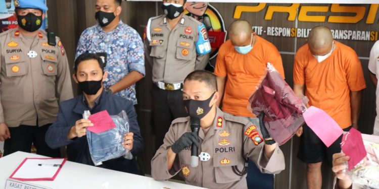 Polres Tanjungpinang Gelar Konferensi Peras Tindak Pidana Pencabulan Terhadap Anak di Bawah Umur