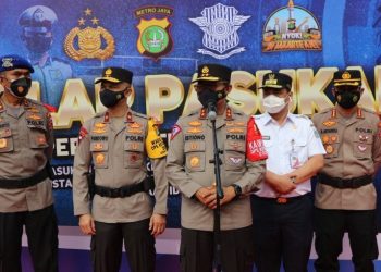 Polri Sebar Ribuan Personel Kawal Peniadaan Mudik 2021