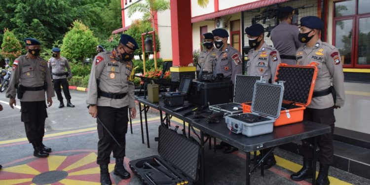 Satbrimob Polda Kepri Laksanakan Apel Satuan dan Apel Gelar Kendaraan Serta Peralatan Sebagai Wujud Kesiapan Operasional