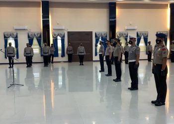 1 Juli 2021, Sebanyak 67 Personel Satbrimob Polda Kepri Mendapatkan Kenaikan Pangkat Setingkat Lebih Tinggi
