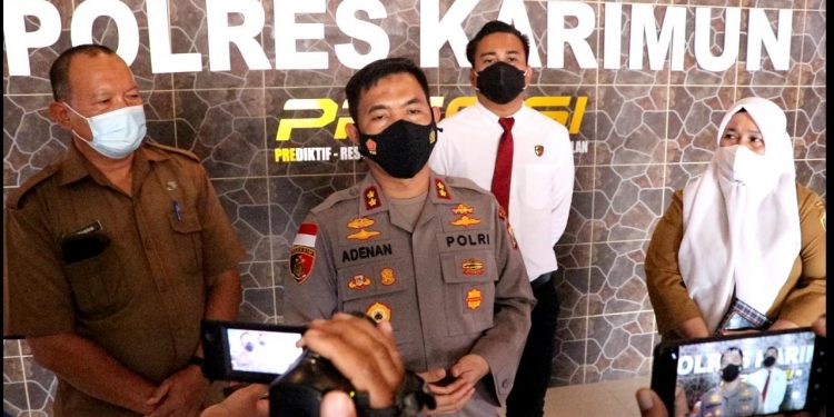 2 Pelaku masih di Bawah Umur Curi Uang Kotak Infak Masjid diamankan Polres Karimun