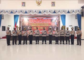 323 Personel Polda Kepri dan Polres Jajaran Naik Pangkat Setingkat Lebih Tinggi