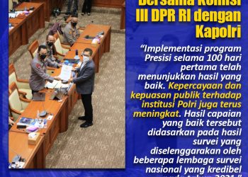 Upaya Kapolri Wujudkan Polri PRESISI Dalam Raker bersama DPR RI