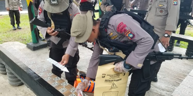 Asah Kemampuan Personel, Satuan Brimob Polda Kepri Latihan Rutin Pemeliharaan Kemampuan TPTKP dan JIBOM