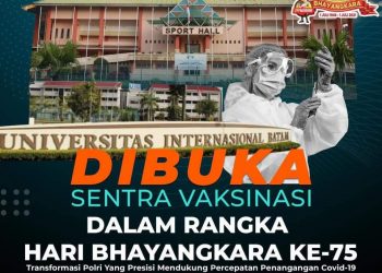 Ayo Ikuti Vaksinasi Dalam Rangka Hari Bhayangkara Ke-75 Tahun 2021