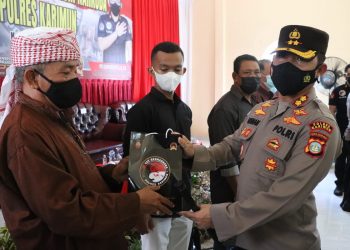 Bupati Karimun Resmikan Kampung Tangguh Bersih Narkoba Polres Karimun