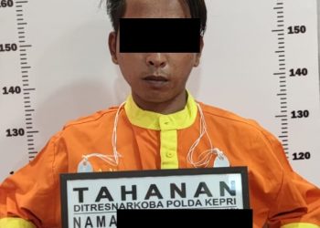 Ditresnarkoba Polda Kepri Berhasil Amankan Seorang Tersangka Tindak Pidana Narkotika Jenis Sabu Seberat 15,28 Gram