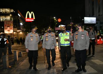 Kakorlantas Cek Pembatasan Mobilitas PPKM : Efektif Cegah Kerumunan