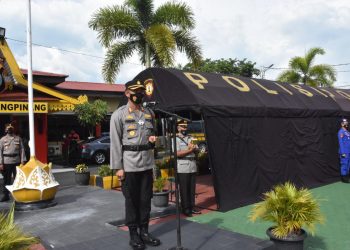 Kapolres Tanjungpinang Pimpin Sertijab Kasat Binmas Polres Tanjungpinang