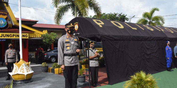 Kapolres Tanjungpinang Pimpin Sertijab Kasat Binmas Polres Tanjungpinang