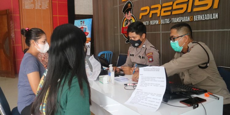Masyarakat Tanjungpinang Antusias Ikuti Vaksinasi Massal di Polres Tanjungpinang