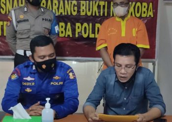 Pemusnahan Barang Bukti Narkotika Jenis Sabu oleh Ditresnarkoba Polda Kepri
